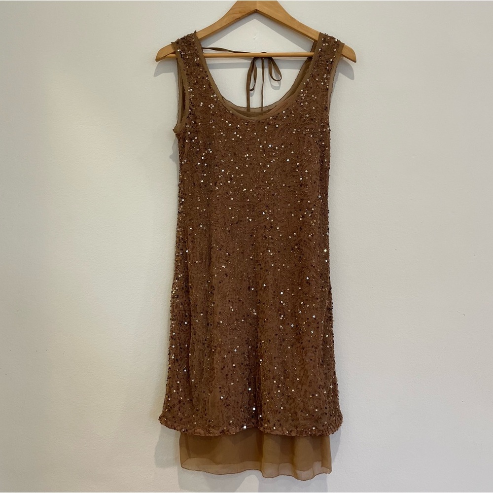 Gold Sequin Dress